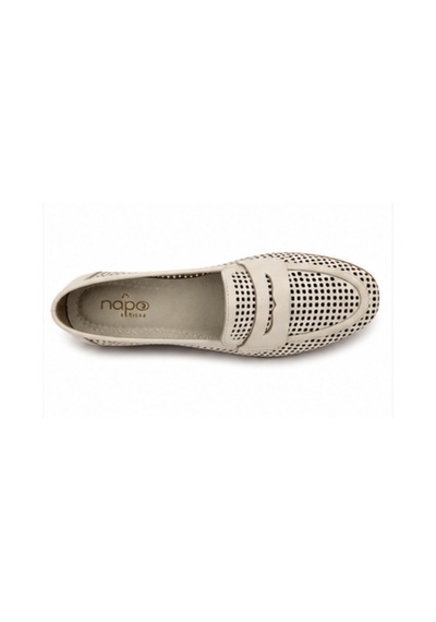 N Napa Shoe Np.22201.krem Deri Babet