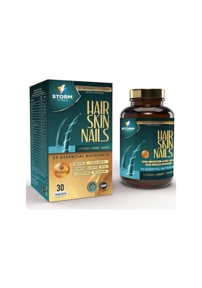 Storm Vitals Hair Skin Nails 30 Kapsül