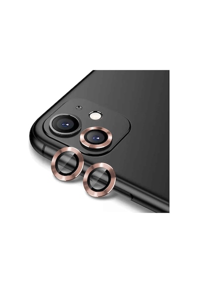 İphone 12 Uyumlu Cl-12 Premium Safir Parmak İzi Bırakmayan Anti-reffrmive Kamera Frm Kor Rose Gold
