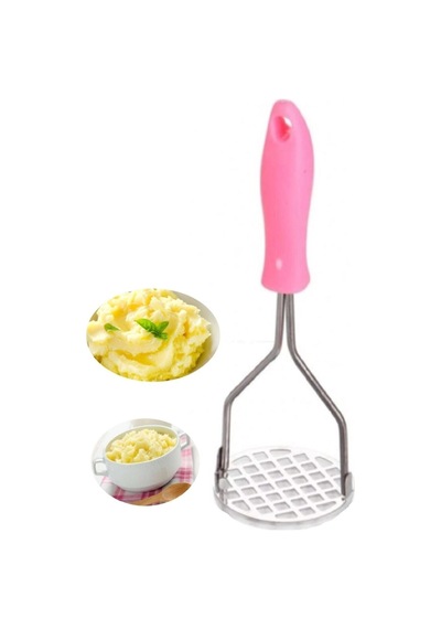 Pratik Mutfak Seti Basmalı Çırpıcı 2 Li+ Patates Ezici Paslanmaz Çelik 2 Parça Paslanmaz Çelik Diğer