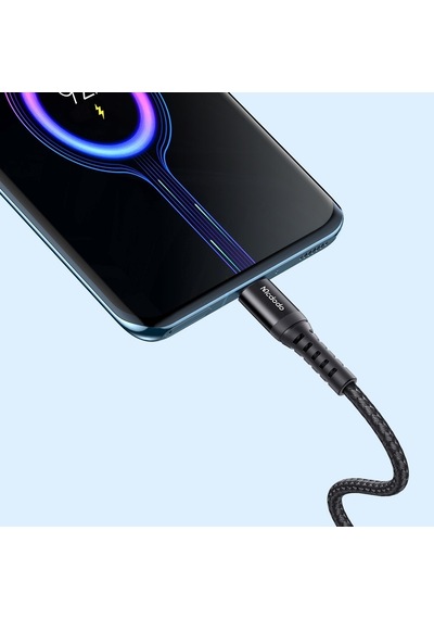 Mcdodo Ca-2274 Usb Typec Q.c 4.0 3a Hızlı Data Şarj Kablosu 2m Siyah