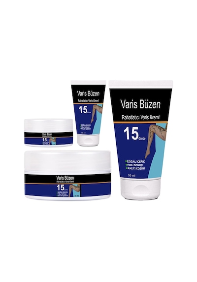 Varisbüzen Bacaklara Seti 2şerli Set 50 Şer Ml Tüp + Kavanoz Cream