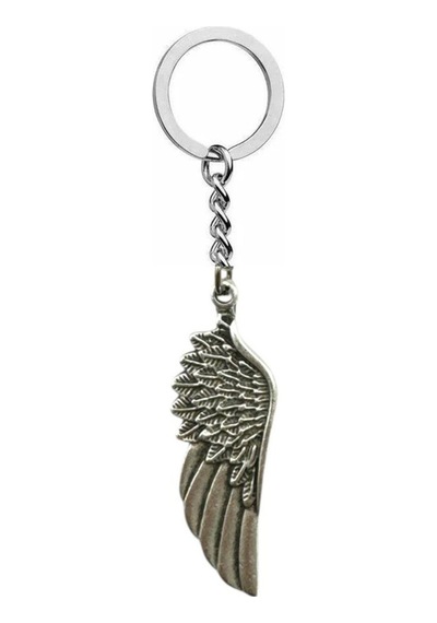 Kartal Melek Kanadı Figürlü Tek Kanatlı Unisex Metal Anahtarlık Güç Ve Koruma Temalı Aksesuar