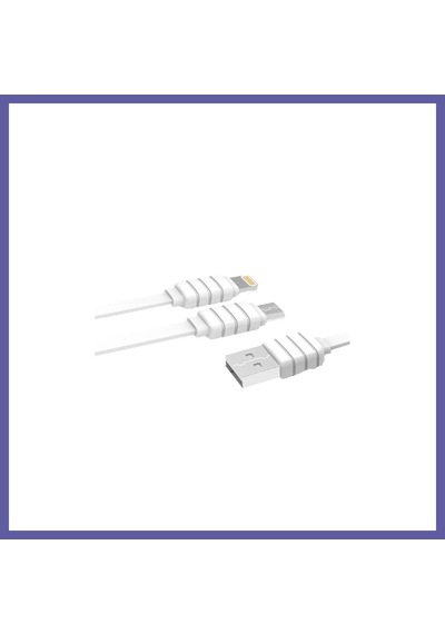 Bezos Konfulon S56 2in1 Lightning-micro Usb Kablo 1.2m 2.1a Nıda