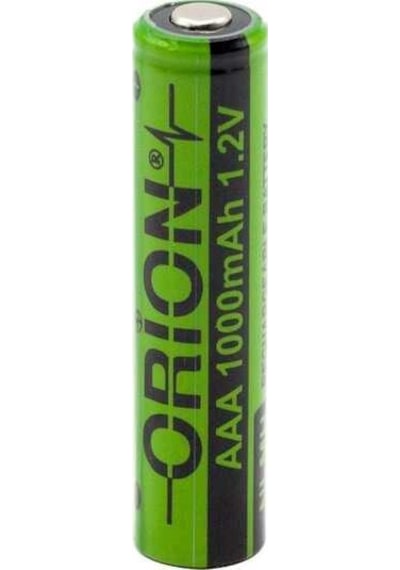 Orion 1.2v Aaa 1000mah Ni-mh Şarj Edilebilir Pil Başsız Şarjlı İnce Kalem Pil