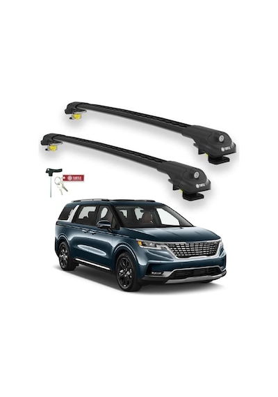 Turtle Kia Carnival Ka4 2021-2025 Ara Atkı Air1 Siyah