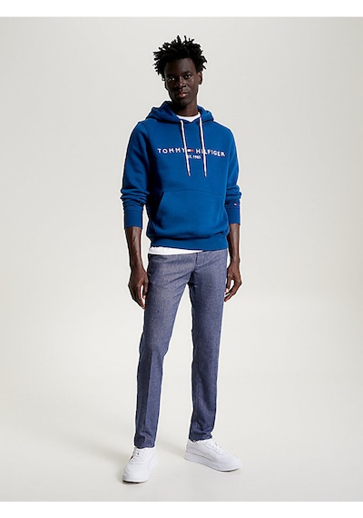 Tommy Hilfiger Kapşonlu Sweatshirt Mavi