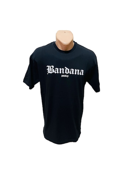 Siyah Erkek Bandana Tişört Siyah