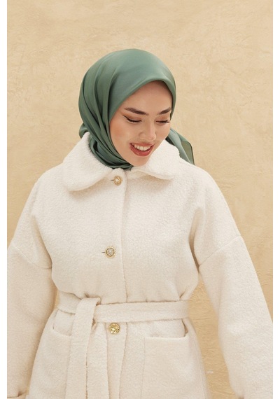 Silk Home Düz Shiny Eşarp - Çağla - Çağla