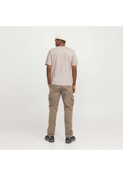 Jack & Jones JCOFUSION Erkek Bej Tişört