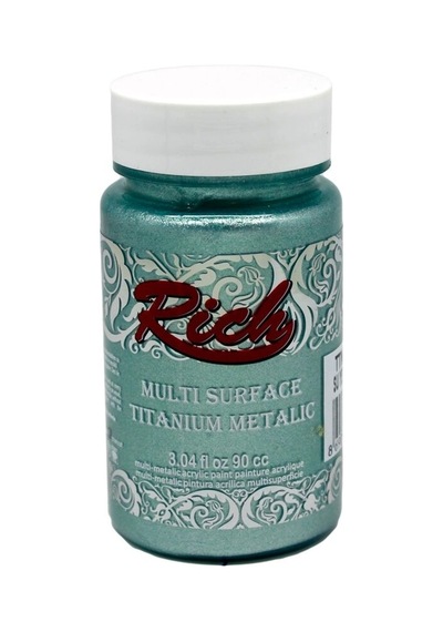 Rich Multi Surface Titanium Metalik Boya 90 Cc. 2550 Su Yeşili Renk