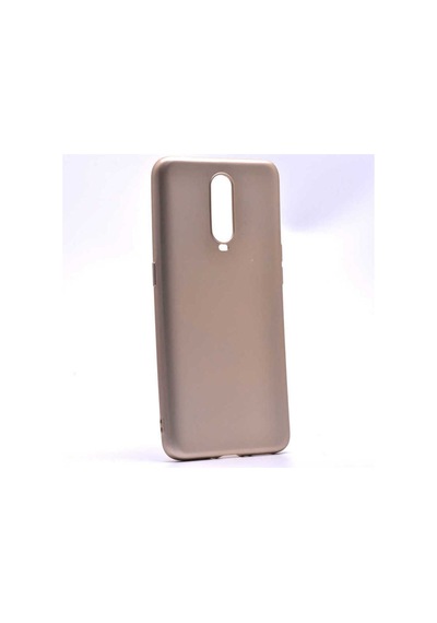 Oppo Rx17 Pro Kılıf Zore Premier Silikon Kapak Gold