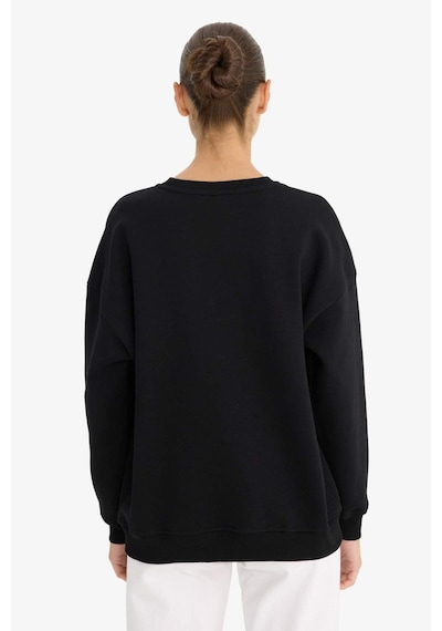 Defacto Oversize Geniş Kalıp Basic Düz Kalın Sweatshirt F9628ax25aubk81 Siyah Defacto Oversize Geniş Kalıp Basic Düz Kalın Sweatshirt F9628ax25aubk81 Siyah