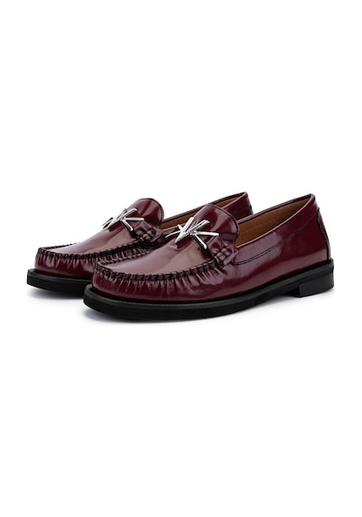 Mario Valentino Kadın Hakiki Deri Bordo Loafer Ayakkabı 1040 91d2555 Bn Ayk Sk25-26 Bordeaux Bordo