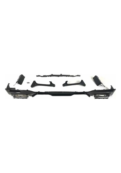 Bmw F44 2.35 Dizayn Arka Difüzör + Egzoz Uçları Pianoblack-ithal