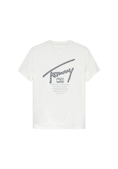 Tommy Jeans Erkek Tişört-dm0dm22320-12252 Beyaz