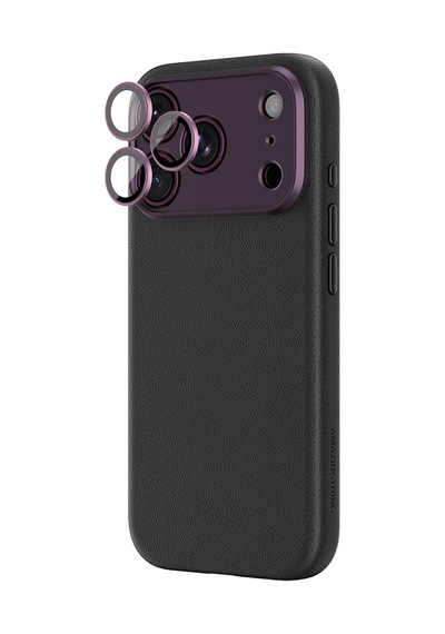İphone 18 Pro Kılıf M-safe Özellikli Airbag Tasarımlı Amazingthing Glamour Slens Serisi Kapak Mor