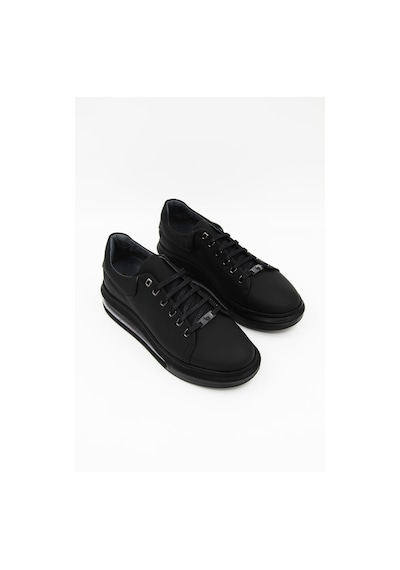 Luciano Bellini C14701 Erkek Casual Ayakkabı - Siyah Mat-siyah Mat Siyah