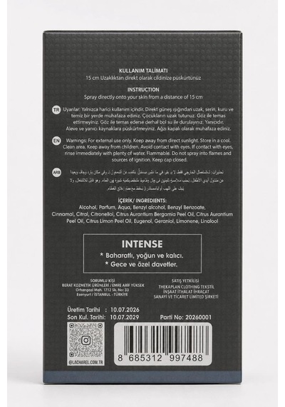 Lacharel Intense Ve Ambre 2'li Kadın Parfüm Seti Eau De Parfum 2x50 Ml Ferah