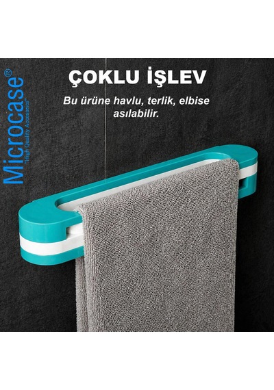 Microcase Yapışkanlı Ayakkabı Sandalet Terlik Askılığı Havlu Rafı 2 Adet Al5721 Pembe