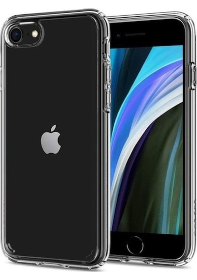 Apple Uyumlu iPhone Se 2022 Kılıf Şeffaf Silikon Hibrit Case Kapak Renksiz