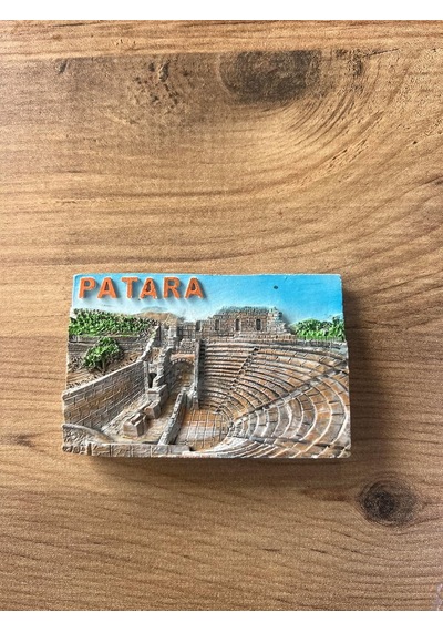 Antik Tiyatro Temalı Dekoratif Buzdolabı Magneti, El Yapımı 3d Kabartmalı Turistik Hediyelik Eşya