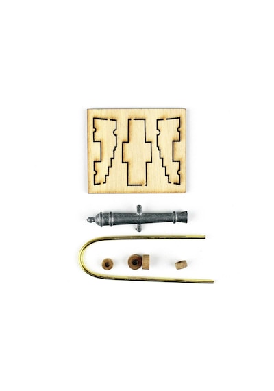 Occre 17021 35 Mm. Zamak Top Ve Ahşap Arabası-57381