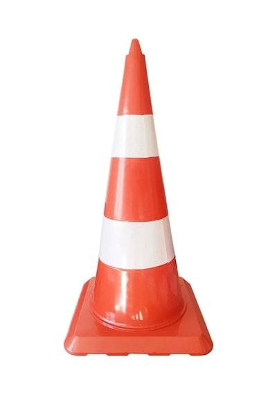 Plastik Yol Dubası 75 Cm Trafik Konisi Duba Trafik Koni Otopark Dubası 2 Adet