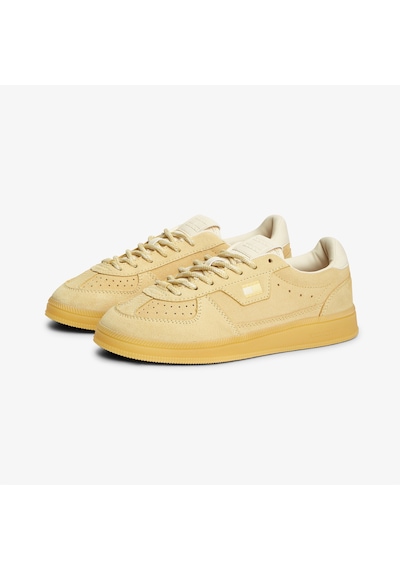 Tommy Hilfiger The Greenwich Edge Suede Kadın Sarı Spor Ayakkabı En0en03050