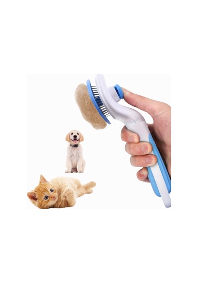 Jasper Otomatik Evcil Hayvan Tüy Toplama Tarağı Pratik Tuşlu Pet Fırçası Kedi Köpek Tüy Tarama Fırça