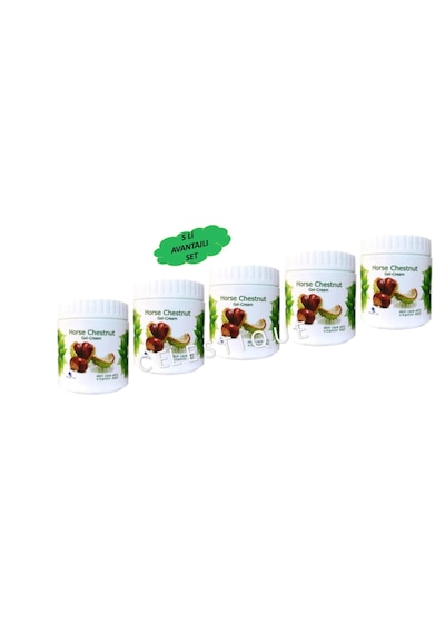 Celestıque At Kestanesi Jeli Kas ve Eklem Masaj Kremi 5 x 500 ML