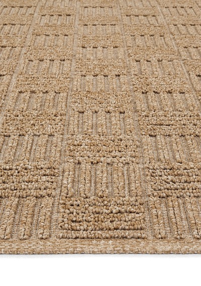Cool Halı Mirage Kahverengi Dama Desenli Kilim Kaymaz Tabanlı Yıkanabilir Bohem Salon Mutfak Kilimi