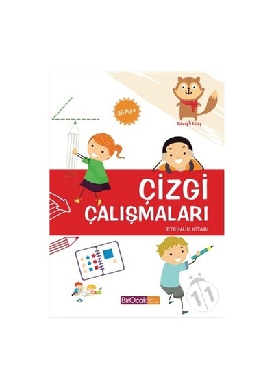 Çizgi Çalışmaları Etkinlik Kitabı 36+Ay Birocak