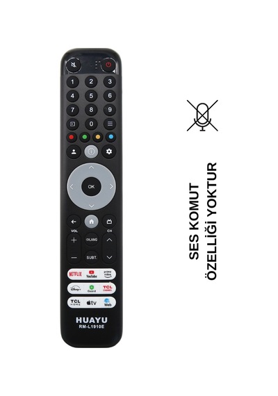 Ses Komutsuz Tcl Rm-l1910e Apple Uyumlu Tv-netflıx-dısney-ytube-prıme-guard