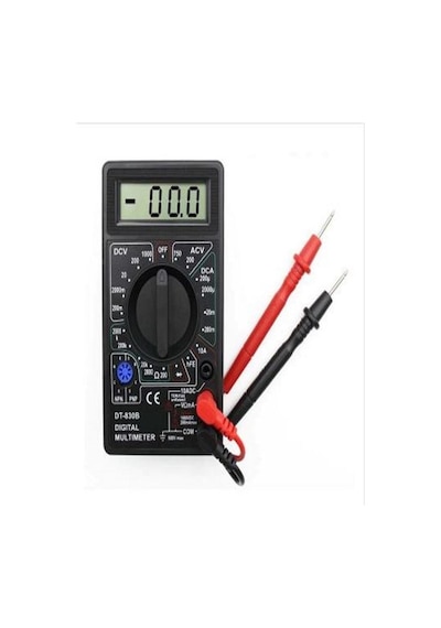 Dijital Multimetre Avometre Voltmetre Ampermetre Ohm Direnç Ölçer Test Cihazı Ölçü Aleti