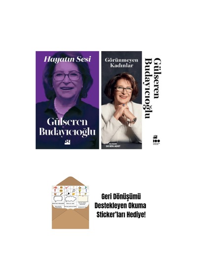 Gülseren Budayıcıoğlu 2 Kitap Set + Okuma Sticker'ları