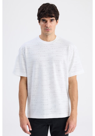 Twn Relaxed Fit Ekru Düz T-shirt 6ec144701626m Çok Renkli