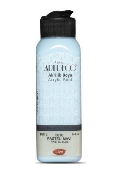 Akrilik Boya 140 Ml Pastel Mavi 3810 Renkli