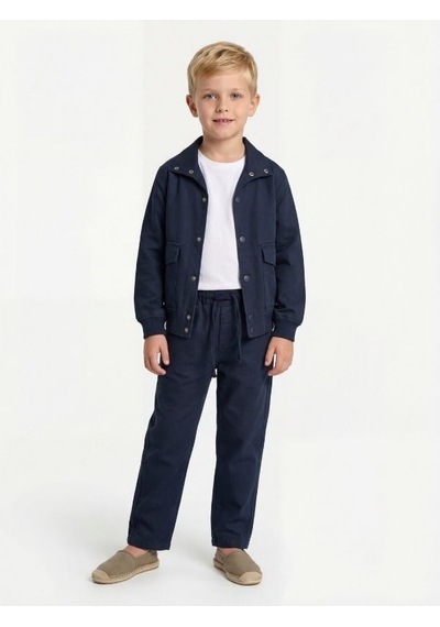 Zekids Erkek Çocuk Tasarım Pantolon-17166 Lacivert