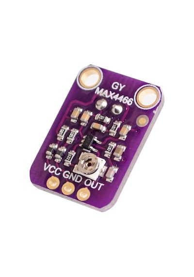 Max4466 Amplikatörlü Analog Elektet Mikrofon Sensör Ayarlanabilir Kazanç Kontrol Ses Algılayıcı