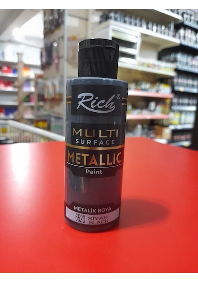 Multi Surface Metalik 120cc Siyah 6520 Siyah