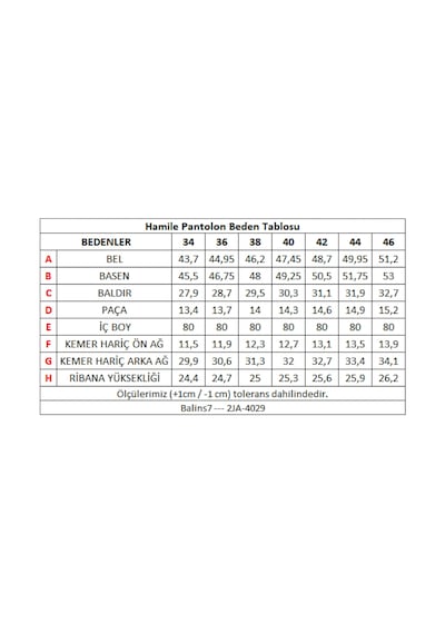 Balins 5 Cepli Hamile Pantolon Siyah -2ja/0029