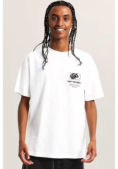 Vans Stacked Erkek Tişört BEYAZ