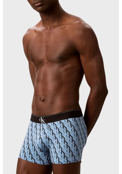 Calvin Klein Pamuklu Logolu 3 Pack Boxer Lv00nb447253q Erkek Boxer Lv00nb4472 53q Siyah-beyaz-mavi