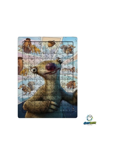 Ghostbastır Design Buz Devri 99 Parça Ayaklı Puzzle Dekoratif Çocuk Yapbozu 0146