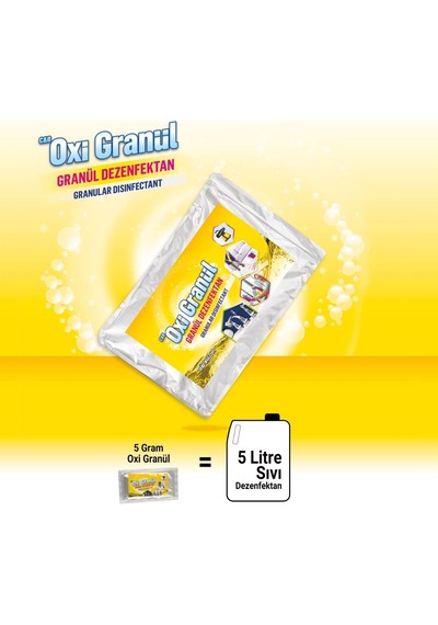 C&b Oxi Granül Dezenfektan Biyosidal Ruhsatlı 5 Gr Toz Ambalaj 5