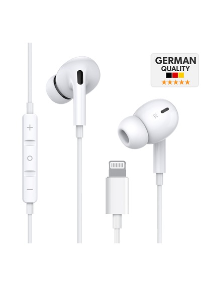 Woyax Mikrofonlu Kablolu Lightning Kulak İçi Kulaklık Silikonlu Güçlü Bass İphone İpad Uyumlu Wy-ec01l