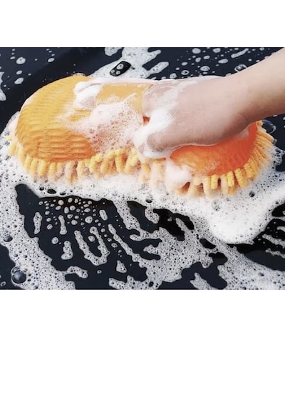 Point Mikrofiber Araba Yıkama Eldiveni Süngeri Temizleme Oto Bakım Yıkama Bezi Havlu