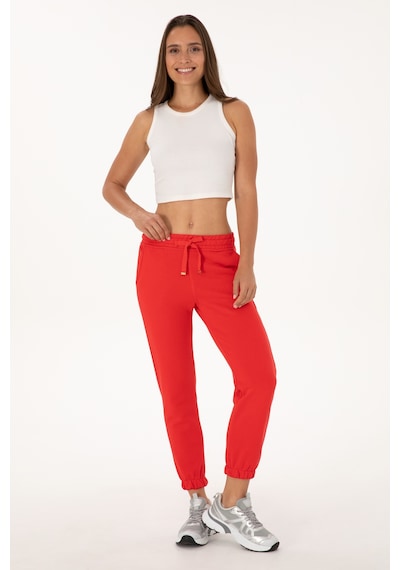 U.S. Polo Assn. Kadın Kırmızı Jogger Eşofman Altı 50313591-VR030