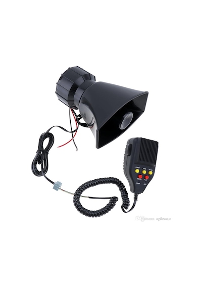 7 Sesli Siren Megafonlu 100 Watt